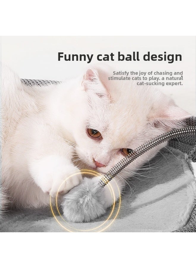 Elevated Cat Hammock Bed – Breathable & Warm Raised Cat Lounger, Moisture-Proof, Stable Metal Frame, 45cm Diameter x 20cm Height - Image 3